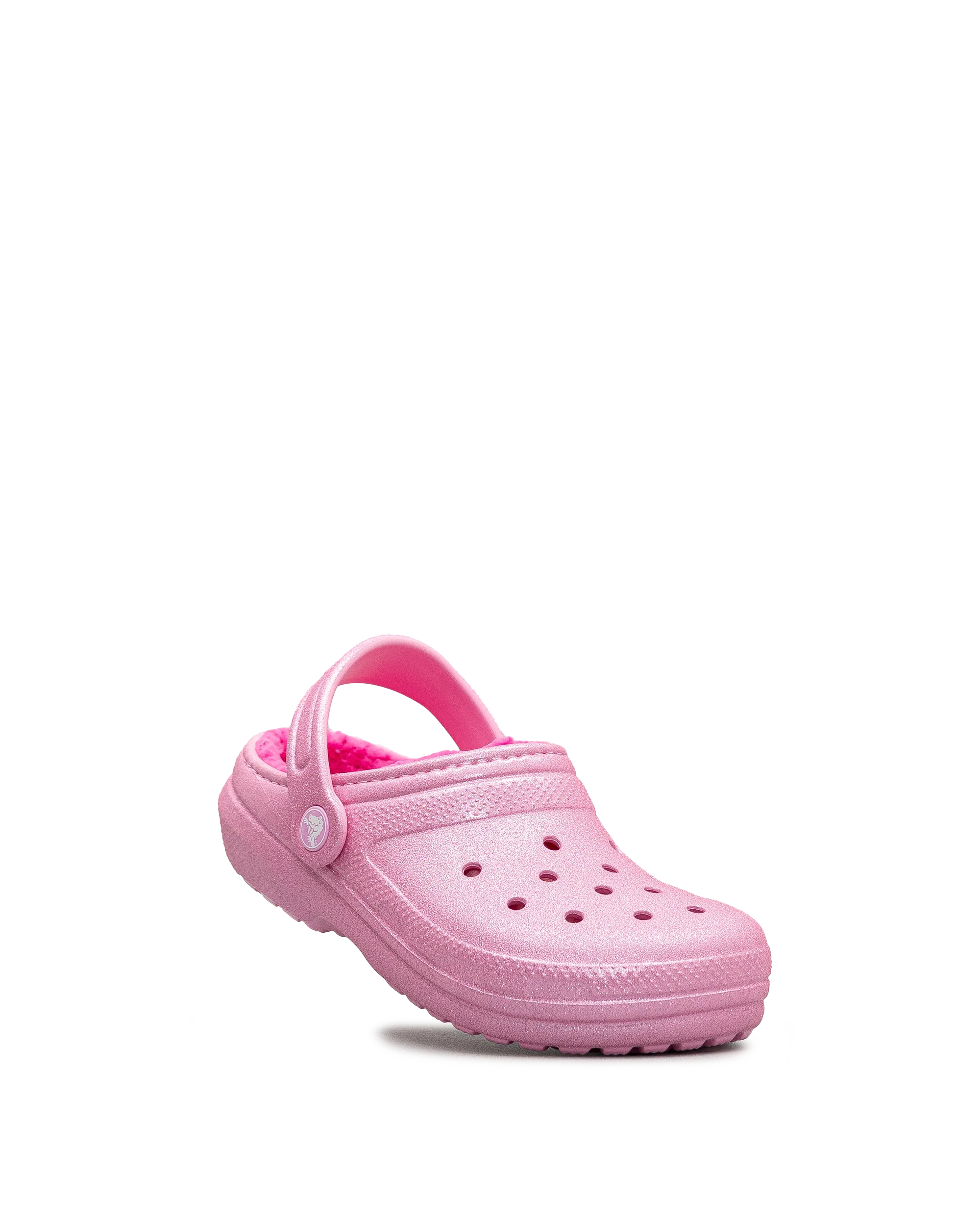 Lined glitter clog jr - Rose - #45P-08