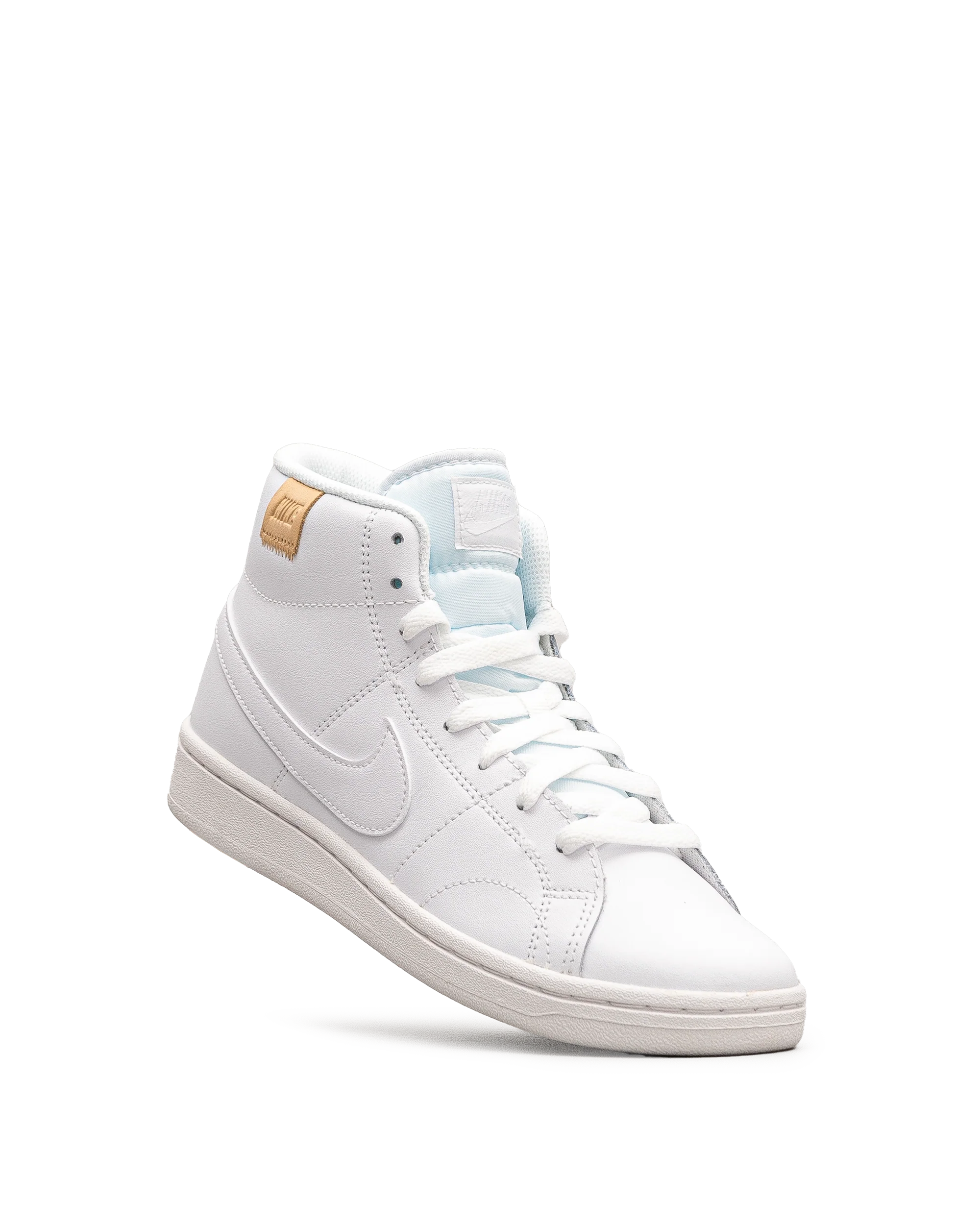 Court royale 2 mid - Blanc uni - #15Y-13