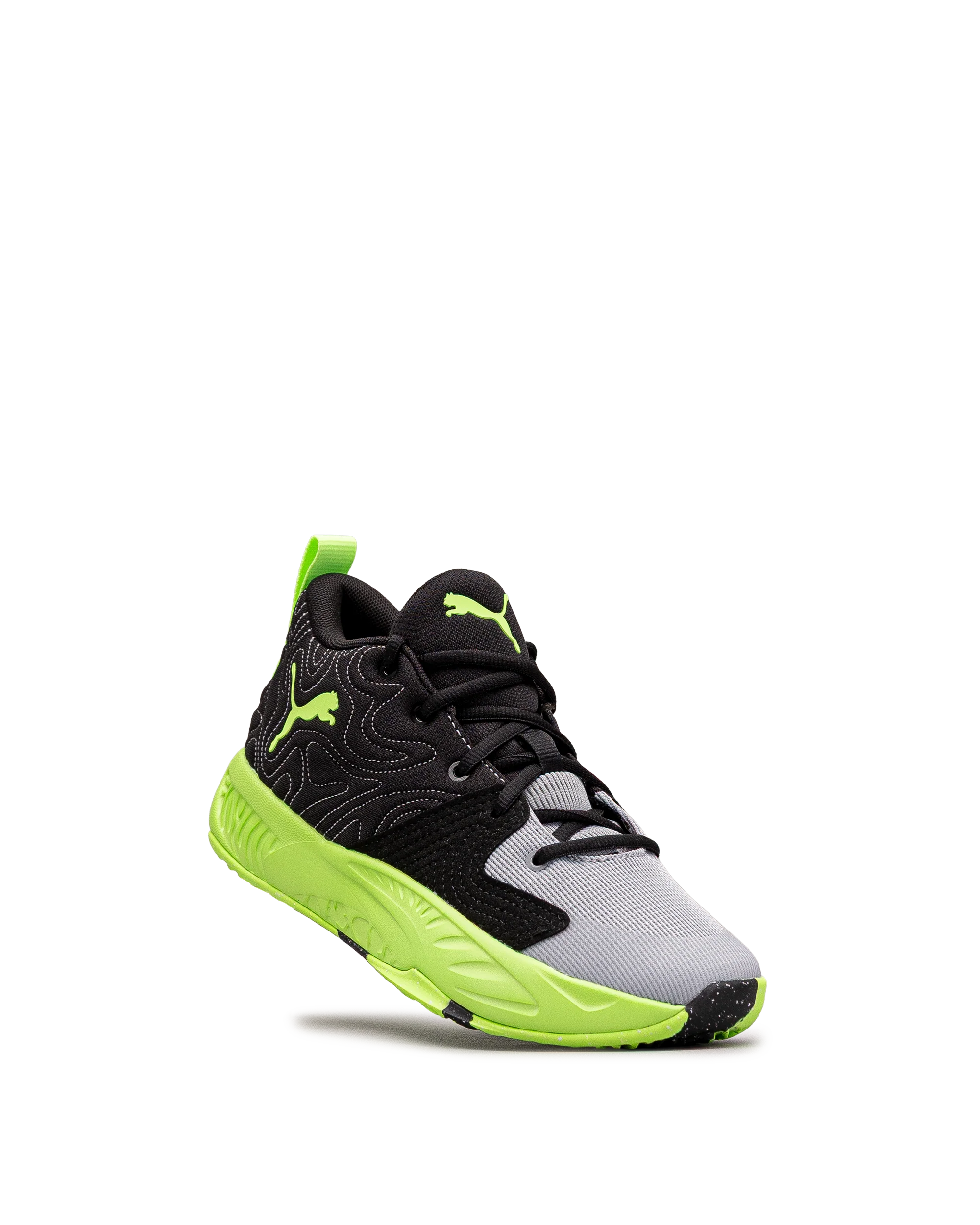 Court pro 3 jr - Noir&lime - #73T-09