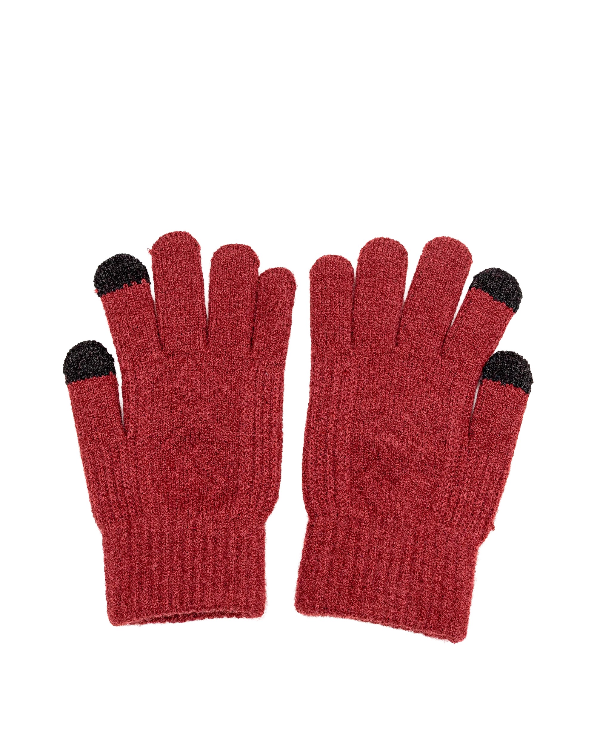 Gant en tricot  - Bordeau - #91G-02 - Image 2
