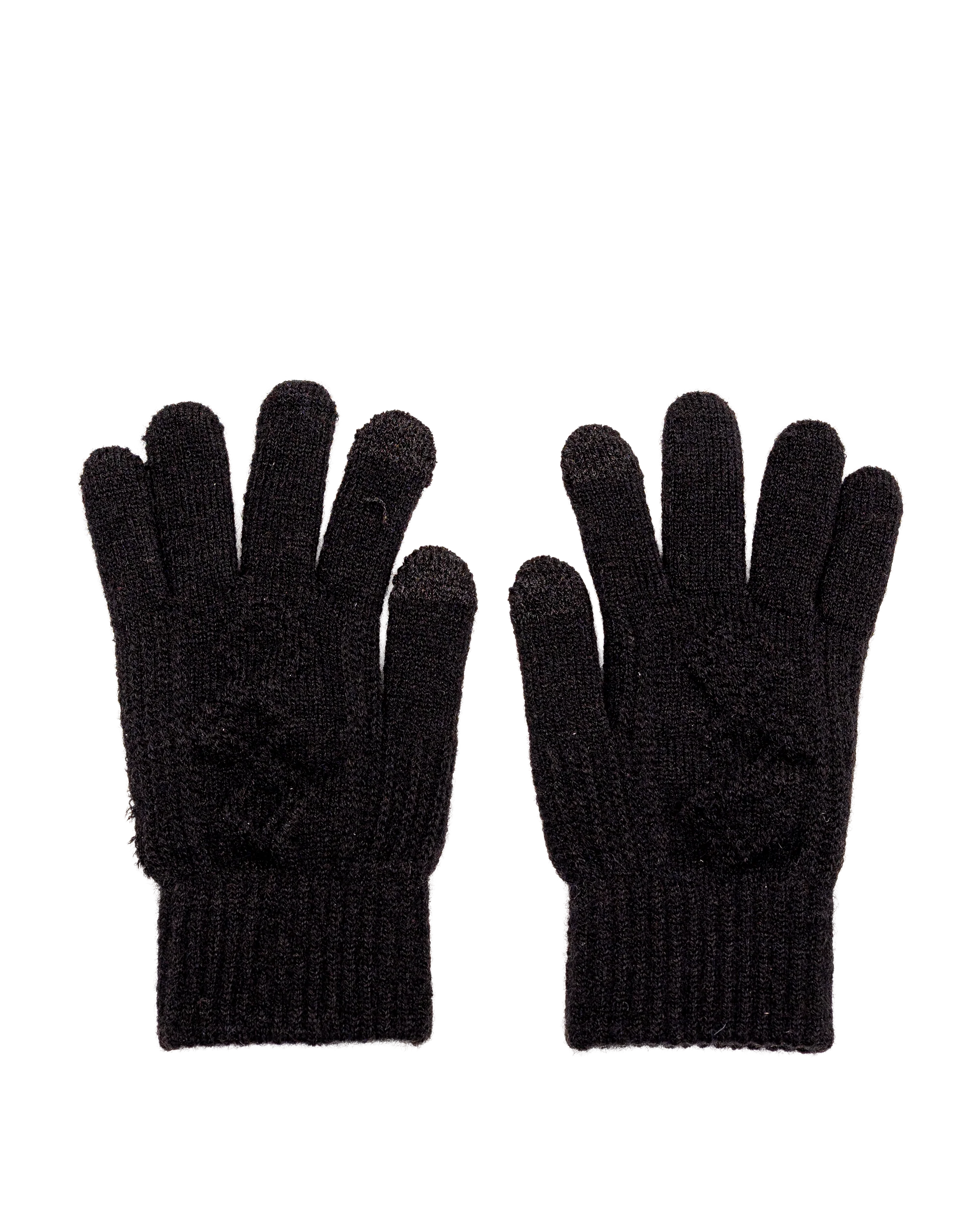 Gant en tricot  - Noir - #91G-02